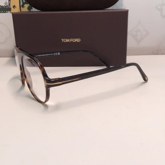 New Authentic Tom Ford TF5012 052 Tortoise Eyeglasses - Picture 10 of 13